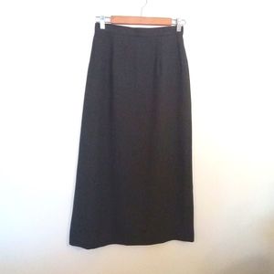 Vintage Women's Rena Rowen Quality Made Wool Blend Maxi Skirt